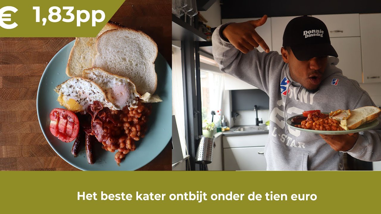 Donnie Dinsdag | English breakfast | Budget koken