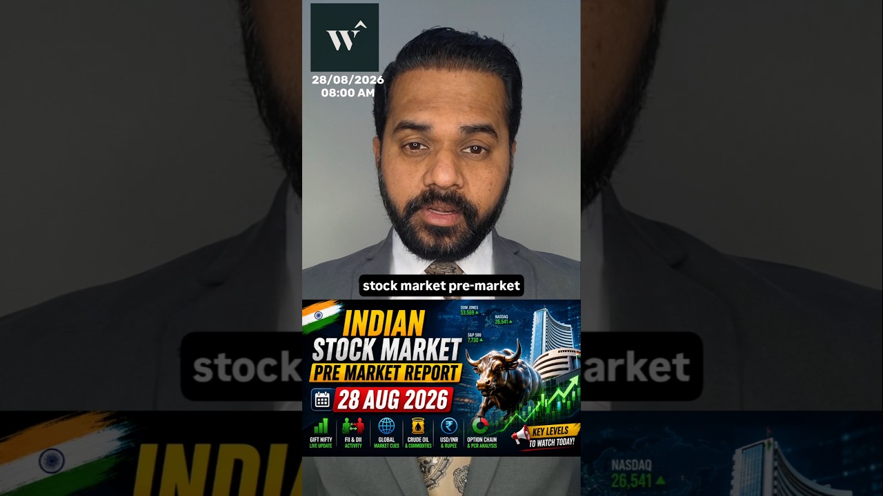 Indian Stock Market Pre Market Today | Nifty Prediction | GIFT Nifty, FII DII #fyp #premarketreport