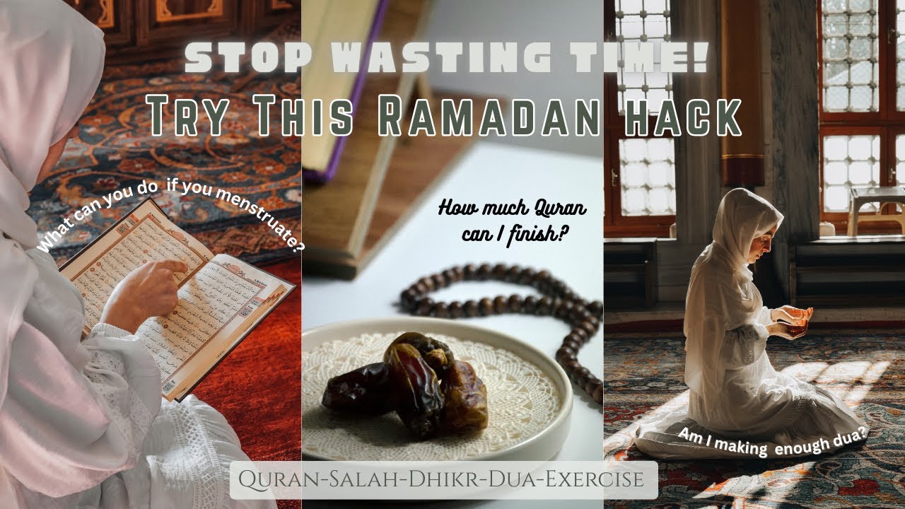 How to make Ramadan count even if you are busy or menstruating 🩸 #ramadan #islamic #loveallah #dhikr