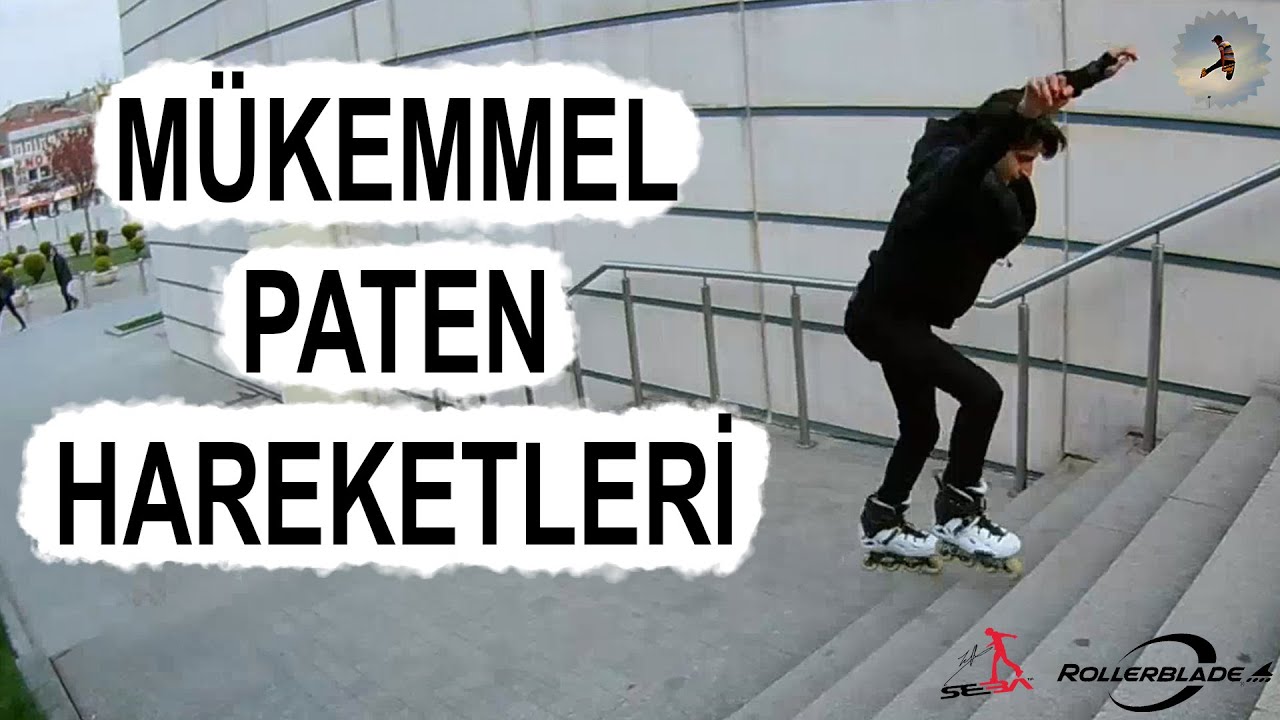 Mükemmel Paten Hareketleri - Eğlenceli Montaj - Paten Sürüyoruz