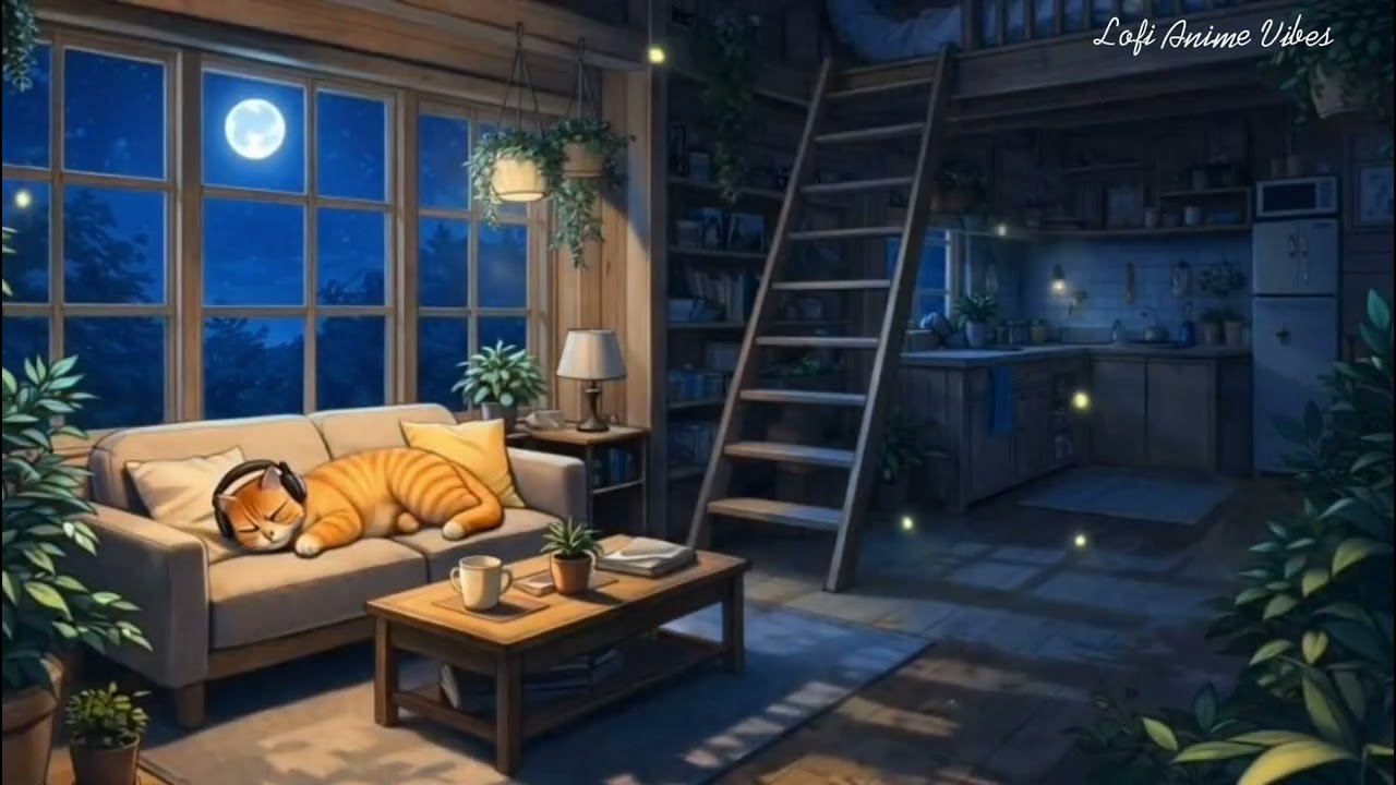 Peaceful Hours | Anime Lofi Vibes 🌧️ Relaxing, Study, Focus & Chill | Lofi Relaxing Music