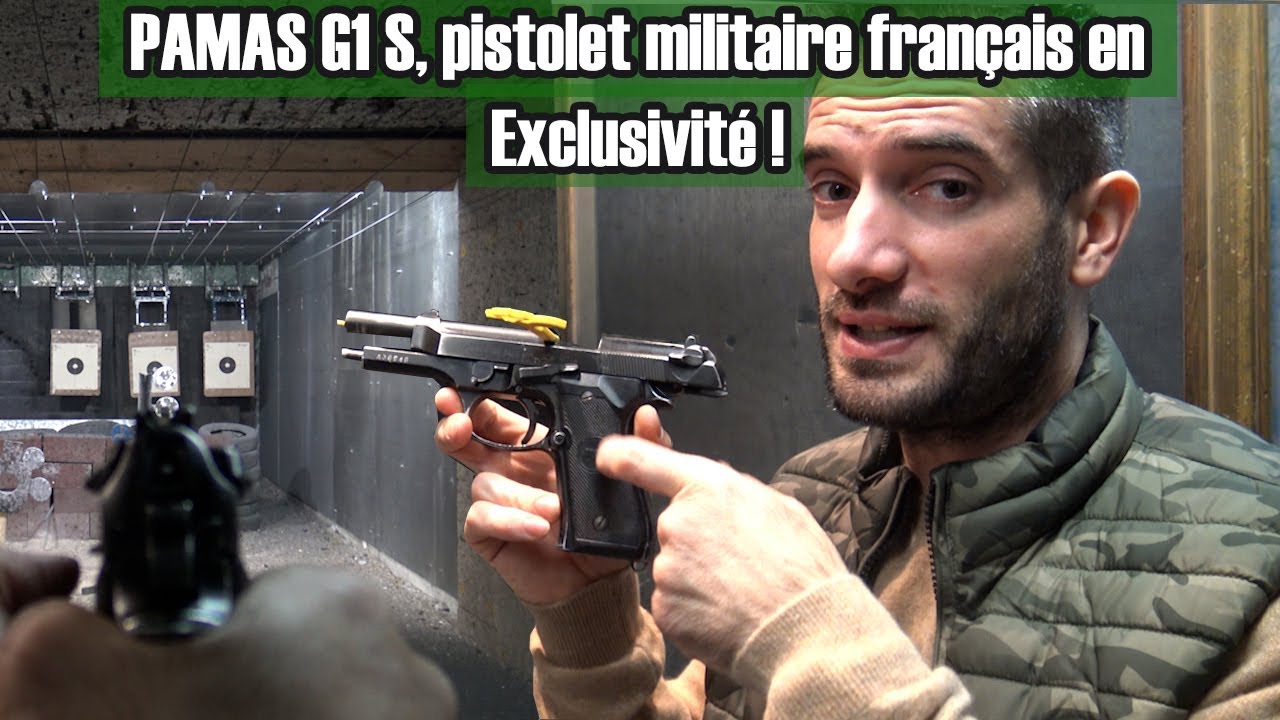 PAMAS G1 S, pistolet militaire Français en Exclusivité !