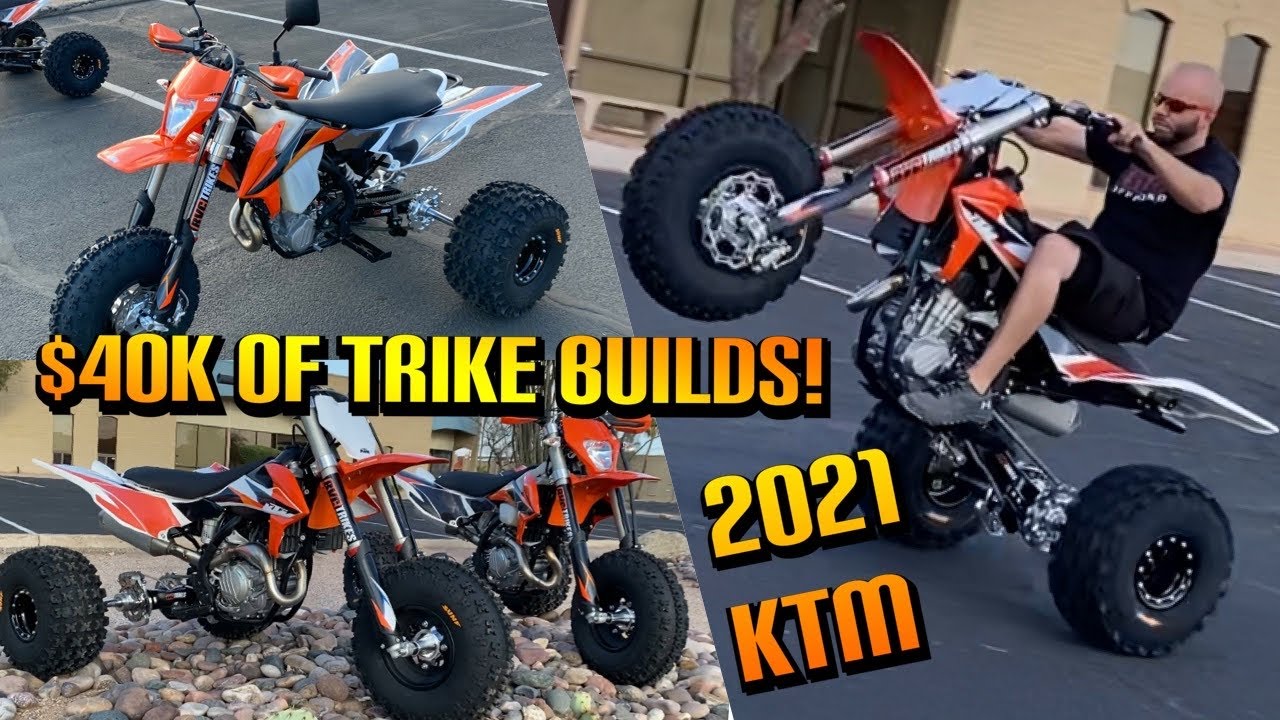 Epic KTM TRIKE BUILDS Finished! #ktm450sxf #ktm500excf #bvctrikes