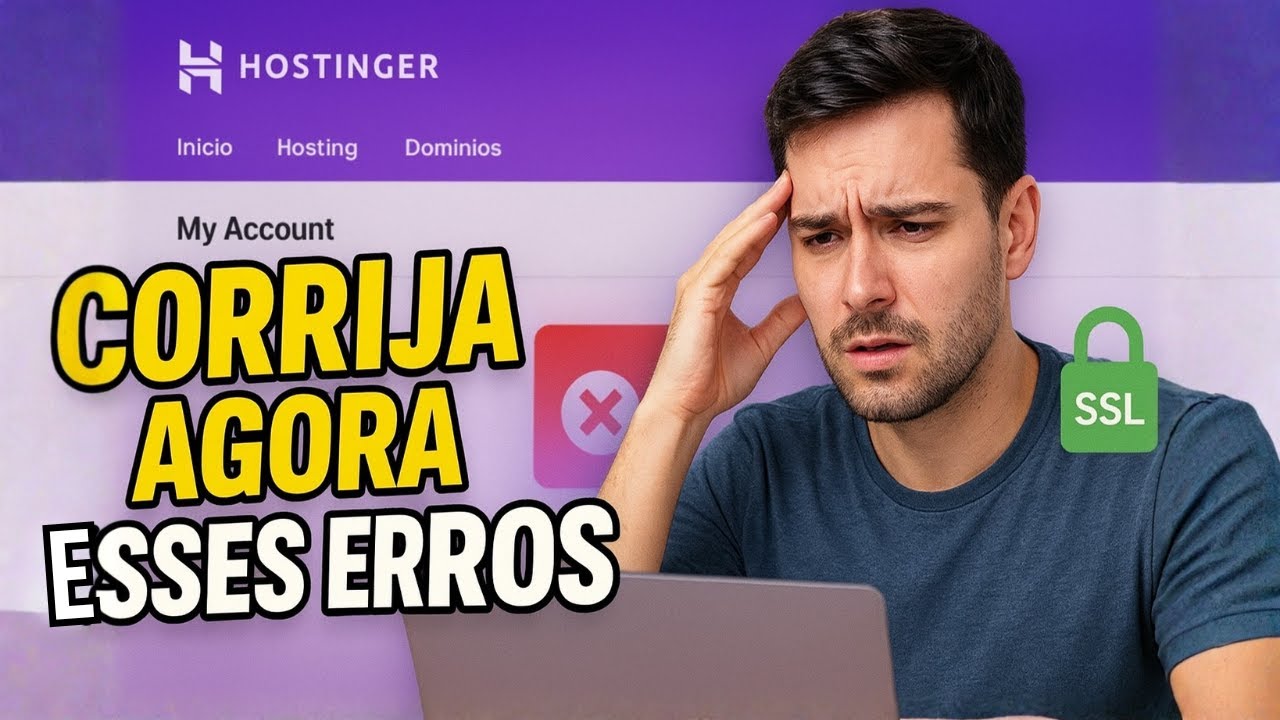COMO CORRIGIR ERRO DE DOMÍNIO REGISTRADO NA HOSTINGER(PASSO A PASSO 2026)