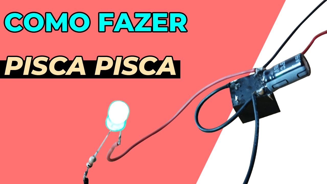 COMO FAZER PISCA PISCA | Luz Pisca Pisca Caseiro feito com relé