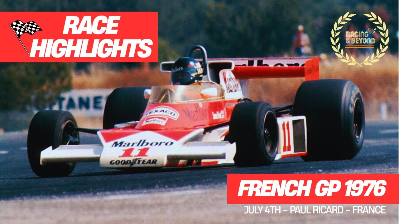 Formula 1 1976 French GP - Hunt's Turning Point - F1 Highlights