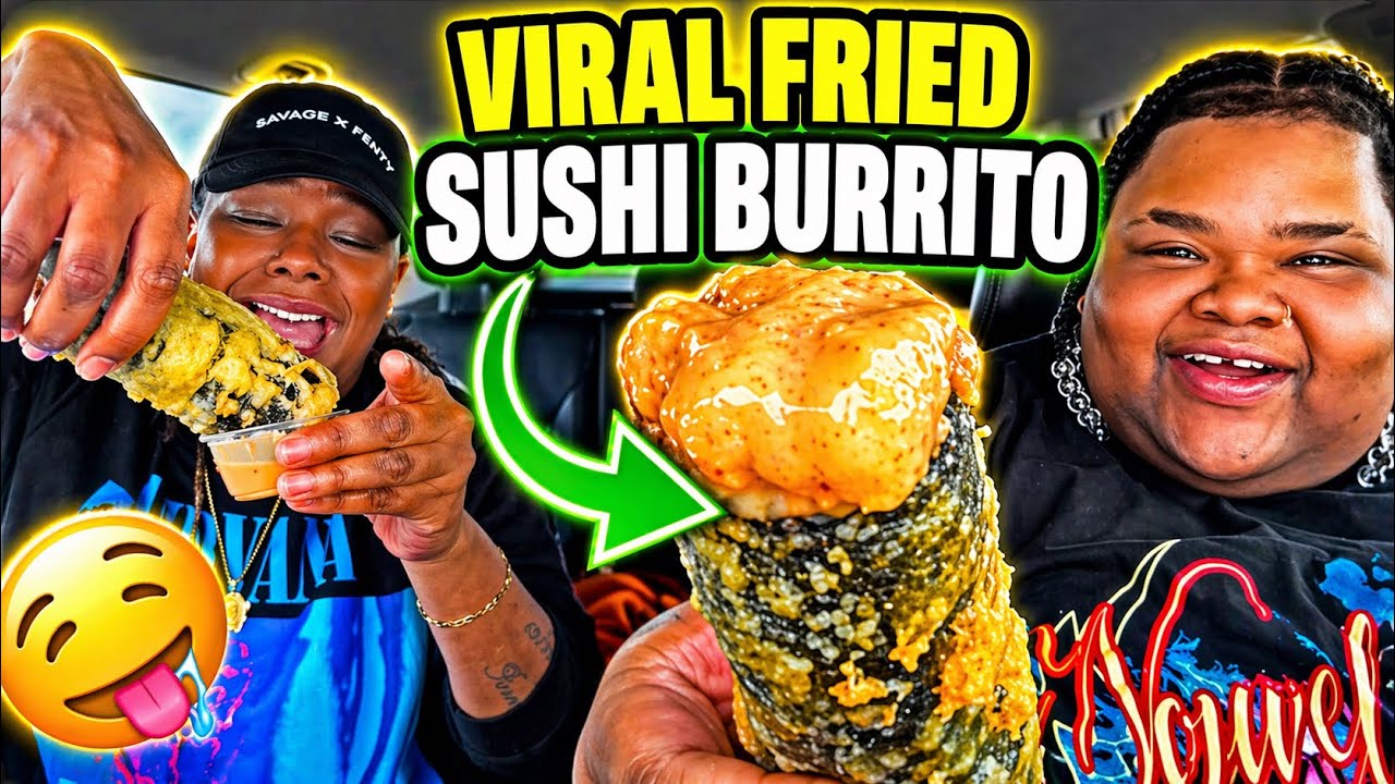 VIRAL FRIED SUSHI BURRITO MUKBANG W/ @Getlitwitmoe | NEW YEARS EVE 2026