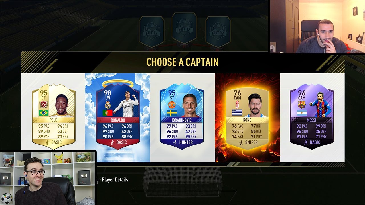 GOOD VS EVIL FUT DRAFT!!! Fifa 17 FUT Draft Challenge