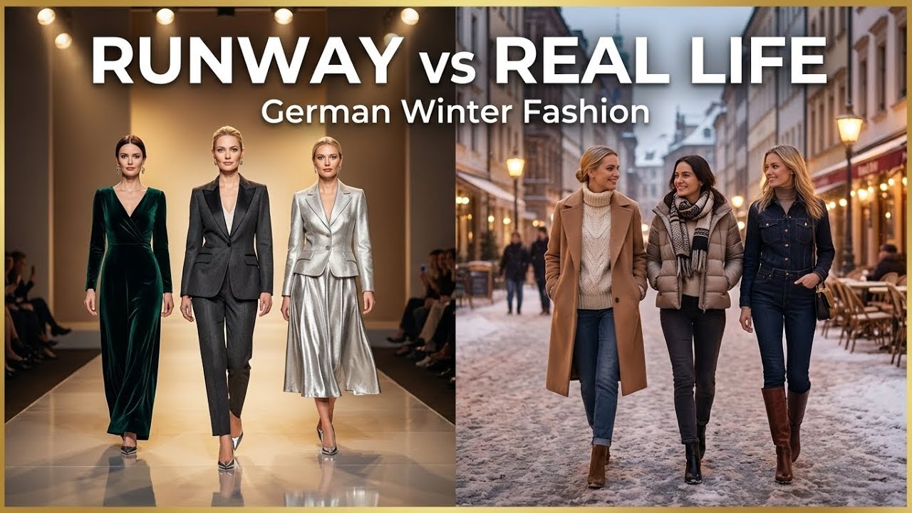 German Winter Runway 2024 ❄️ Elegant Christmas Fashion Show | Luxury Catwalk Experience