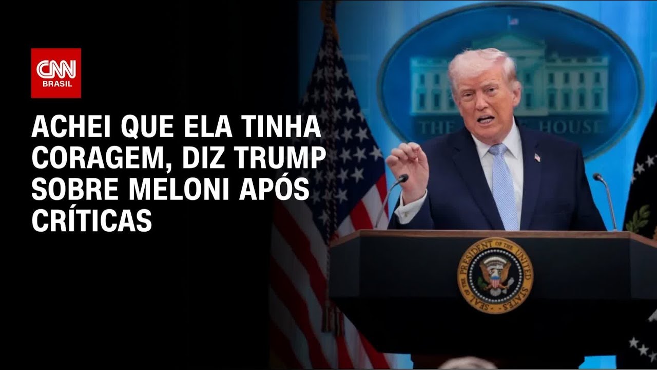 Trump diz estar &ldquo;chocado&rdquo; com Meloni ap&oacute;s fazer cr&iacute;ticas ao papa Le&atilde;o | CNN 360&ordm;