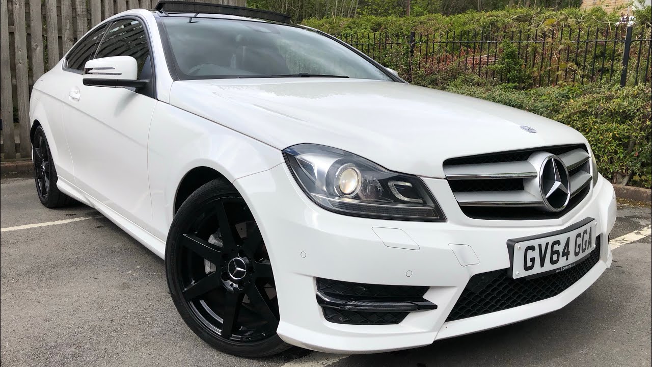 2014 Mercedes Benz C220 CDI AMG Sport Edition Coupe walk around (GV64)