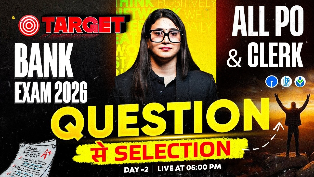 Bank Exam 2026 | Questions से Selection | Day -2 | English for Banking Exam | by Rubaika Ma'am