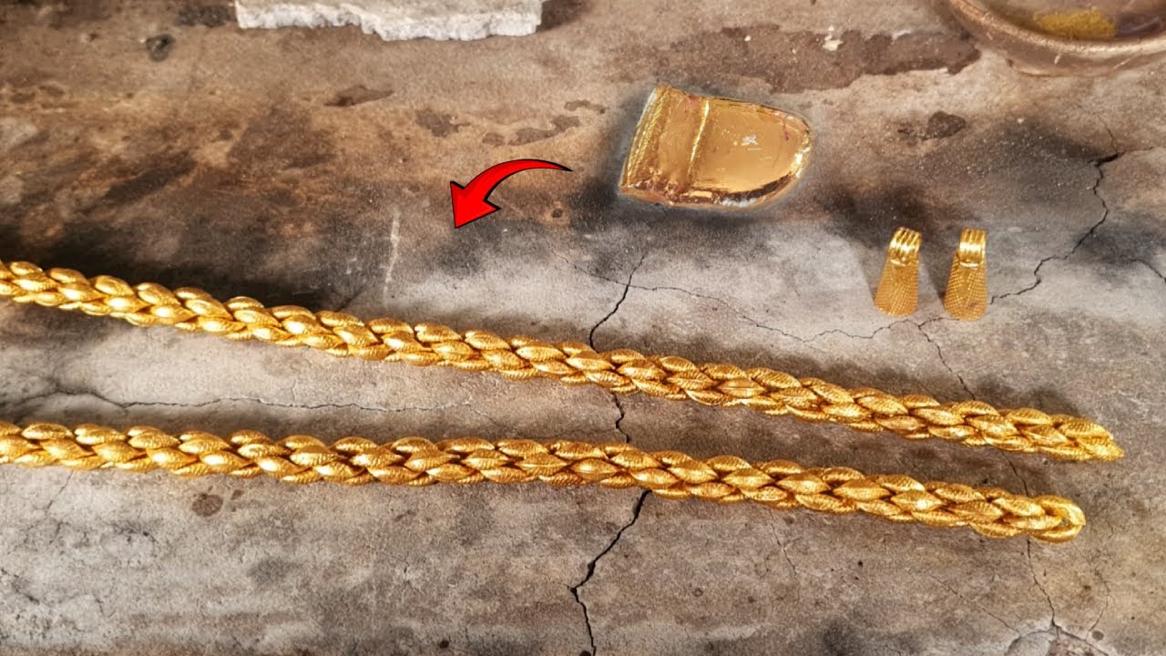 How 24K Gold Chain is Made | Gold Chain Necklace Making