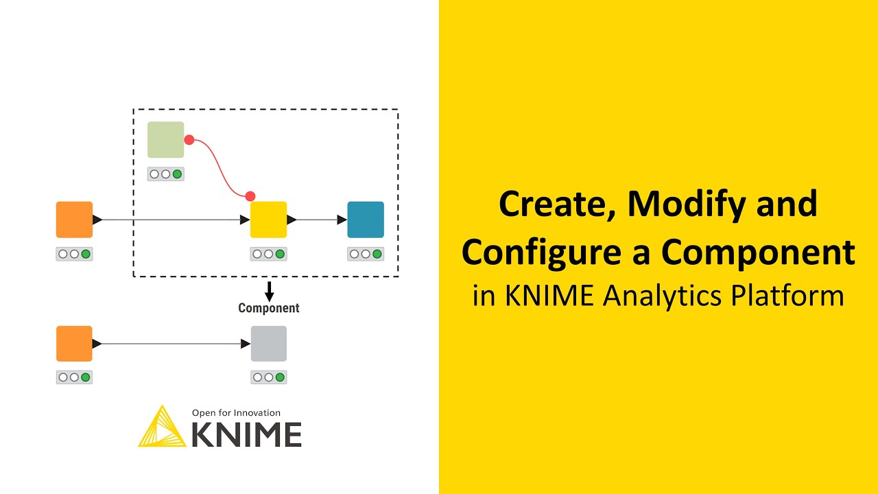 Create, Modify, and Configure a Component in KNIME Analytics Platform