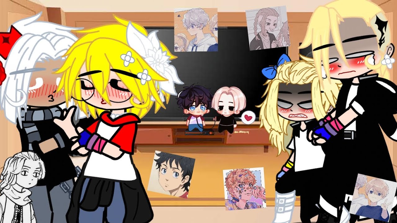 Tokyo revengers reagindo a takemichi fala com Izana vr