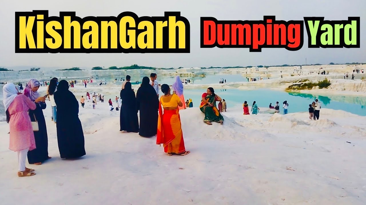 A stunning location made of marble powder | Dumping Yard Kishangarh Ajmer Rajasthan