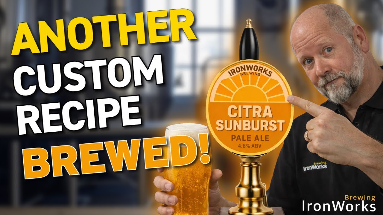 Мой НОВЫЙ рецепт Citra Sunburst! ☀️ | Идеальный летний светлый эль
