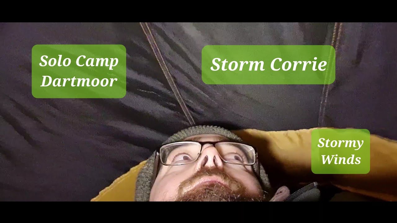 Wild Camp on Dartmoor | OEX Phoxx 1 V2 | Storm Corrie | Very windy