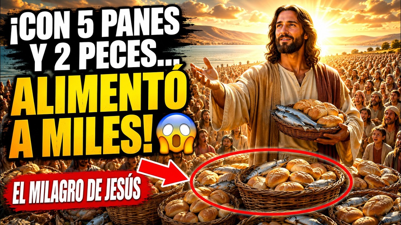 El día que Dios hizo un milagro con casi nada   La multiplicación del pan y el pescado
