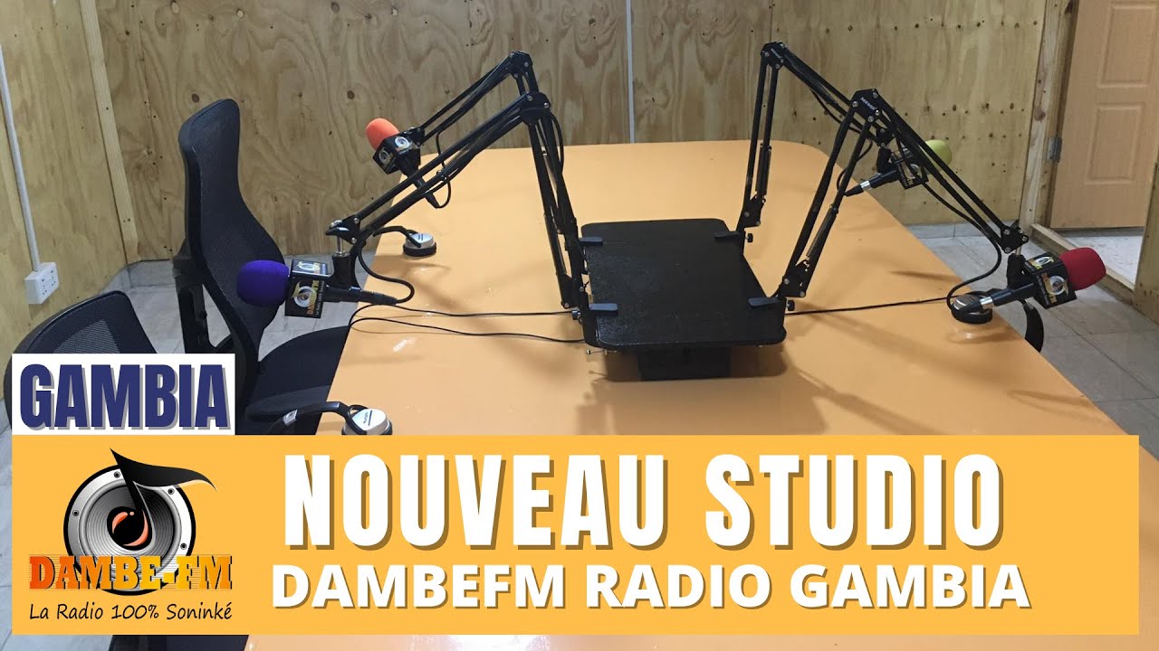 NOUVEAU STUDIO #DAMBEFM RADIO - #GAMBIA