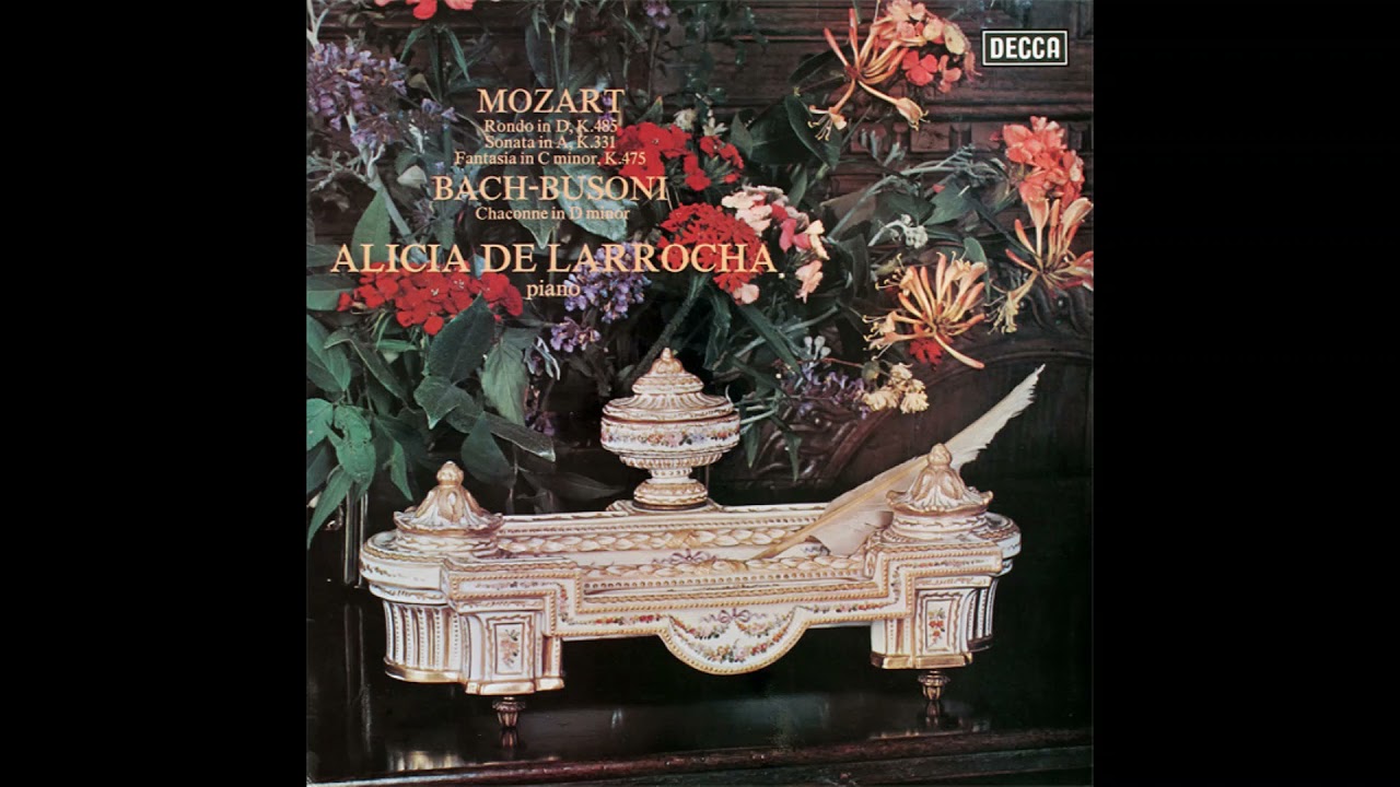 Bach/Busoni- Chaconne In D Minor (Alicia De Larrocha, 1973)