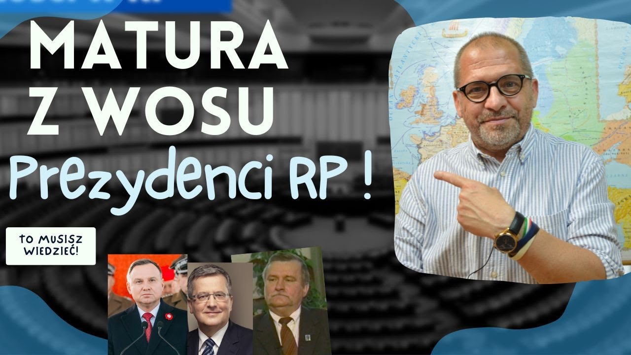 Matura z WOSu : Prezydenci RP  - Co musisz wiedzieć ? 😊
