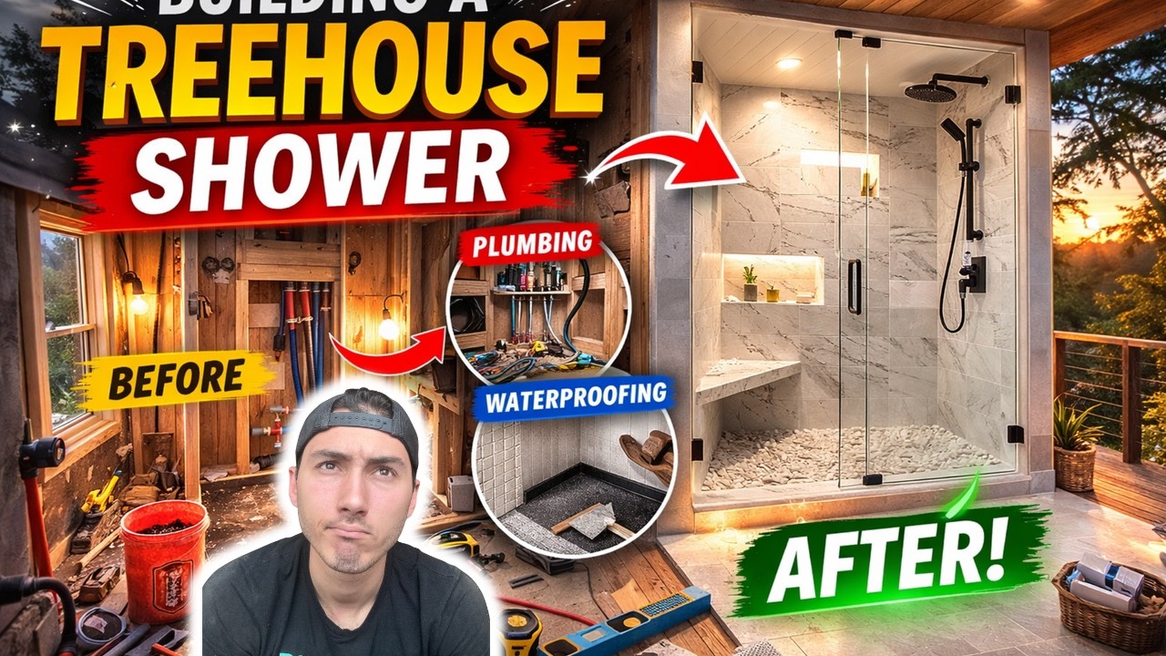 Off-Grid Treehouse Plumbing isn't as Simple as You Think