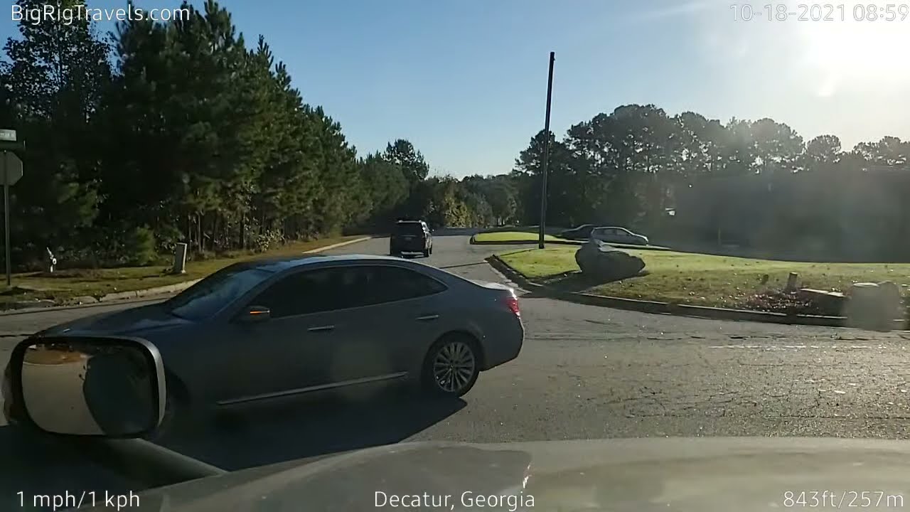 BigRigTravels LIVE | Decatur to Atlanta to Decatur, GA (10/18/21 8:57 AM)