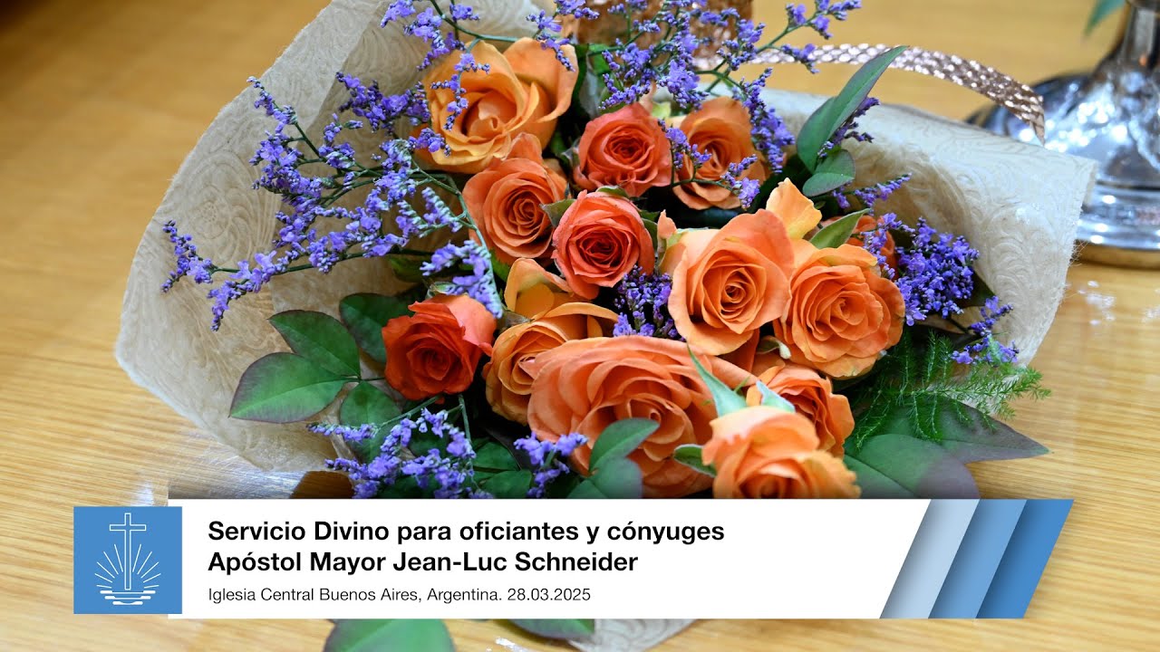 Servicio Divino para oficiantes y cónyuges. Apóstol Mayor en la Iglesia Central Buenos Aires. 2025.
