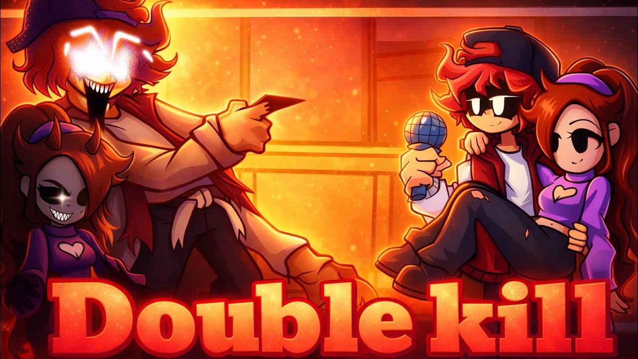 DOUBLE KILL  | Xenoka & Zyra VS Itaka & ski | FNF Sing It