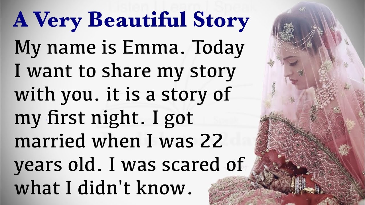 English listening practice through story.