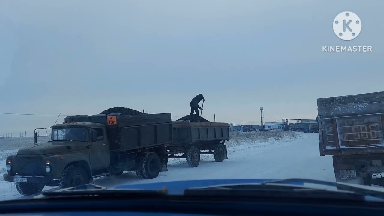 Жизнь в селе#Казахстан#С утра едем за углем.