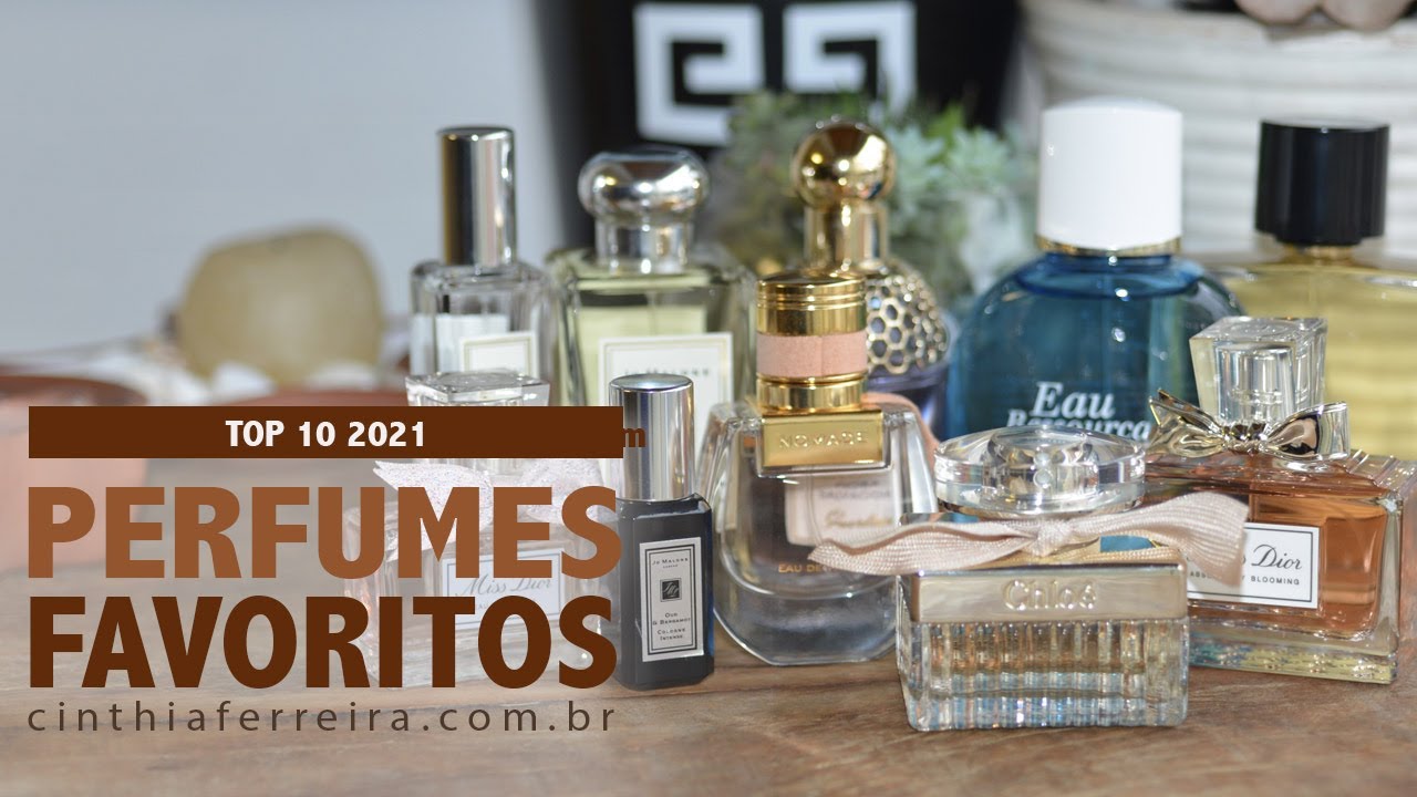 TOP 10 | Perfumes favoritos de 2021 com Cinthia Ferreira