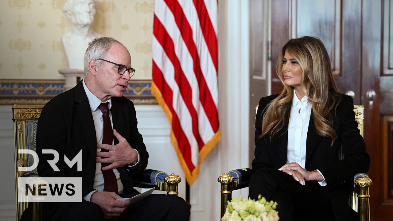 ПОЛНАЯ ВЕРСИЯ МЕРОПРИЯТИЯ: Мелания Трамп встречается с освобожденными американо-израильскими зало...