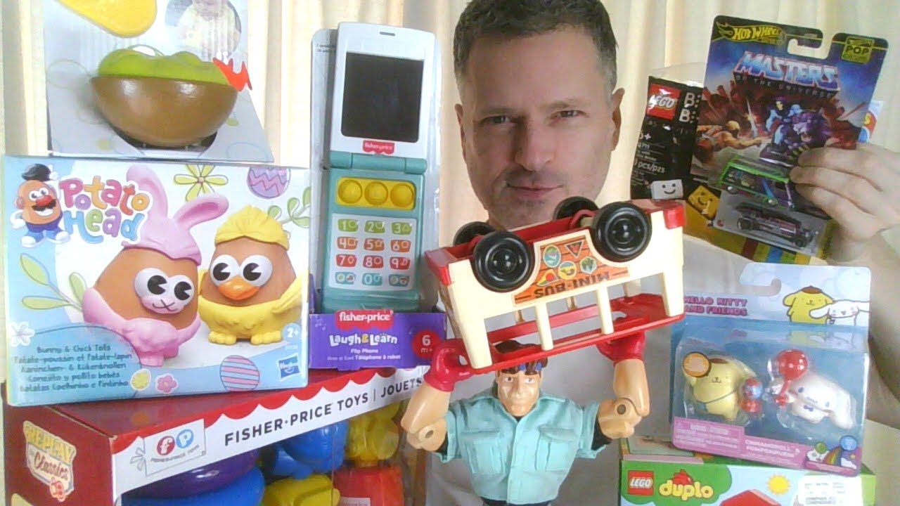 Новый год/Новые покупки игрушек: ретро-фигурки Fisher Price MOTU, LEGO Картофельная голова, Дора,...