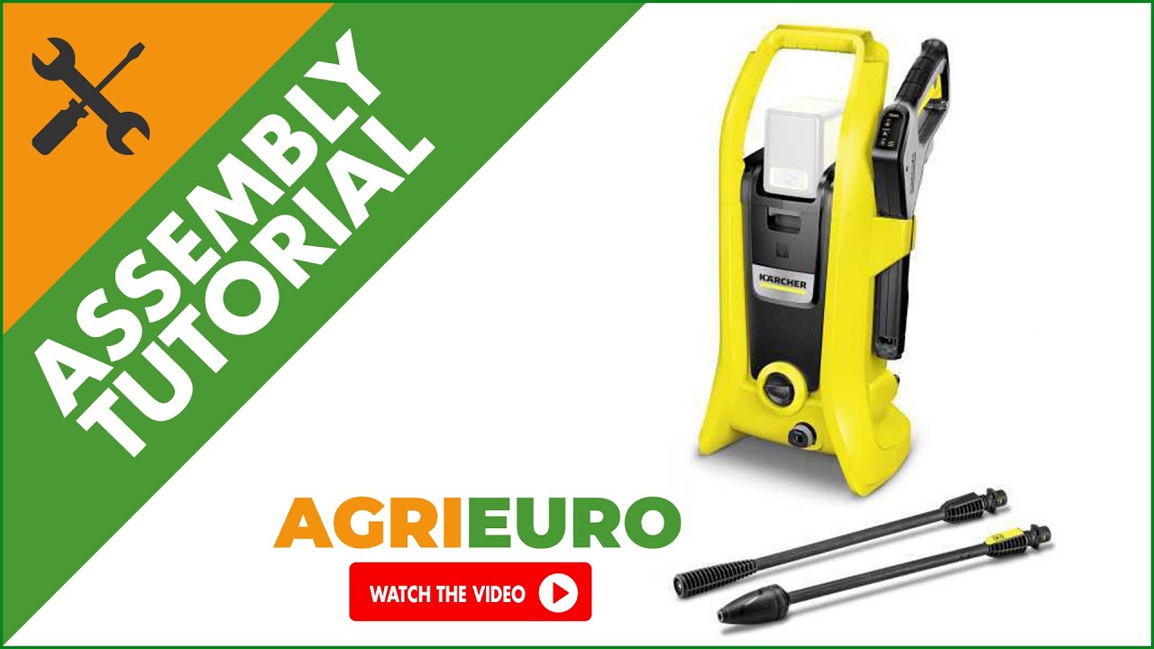 Karcher K 2 Pressure Washer Battery Set - Assembly tutorial