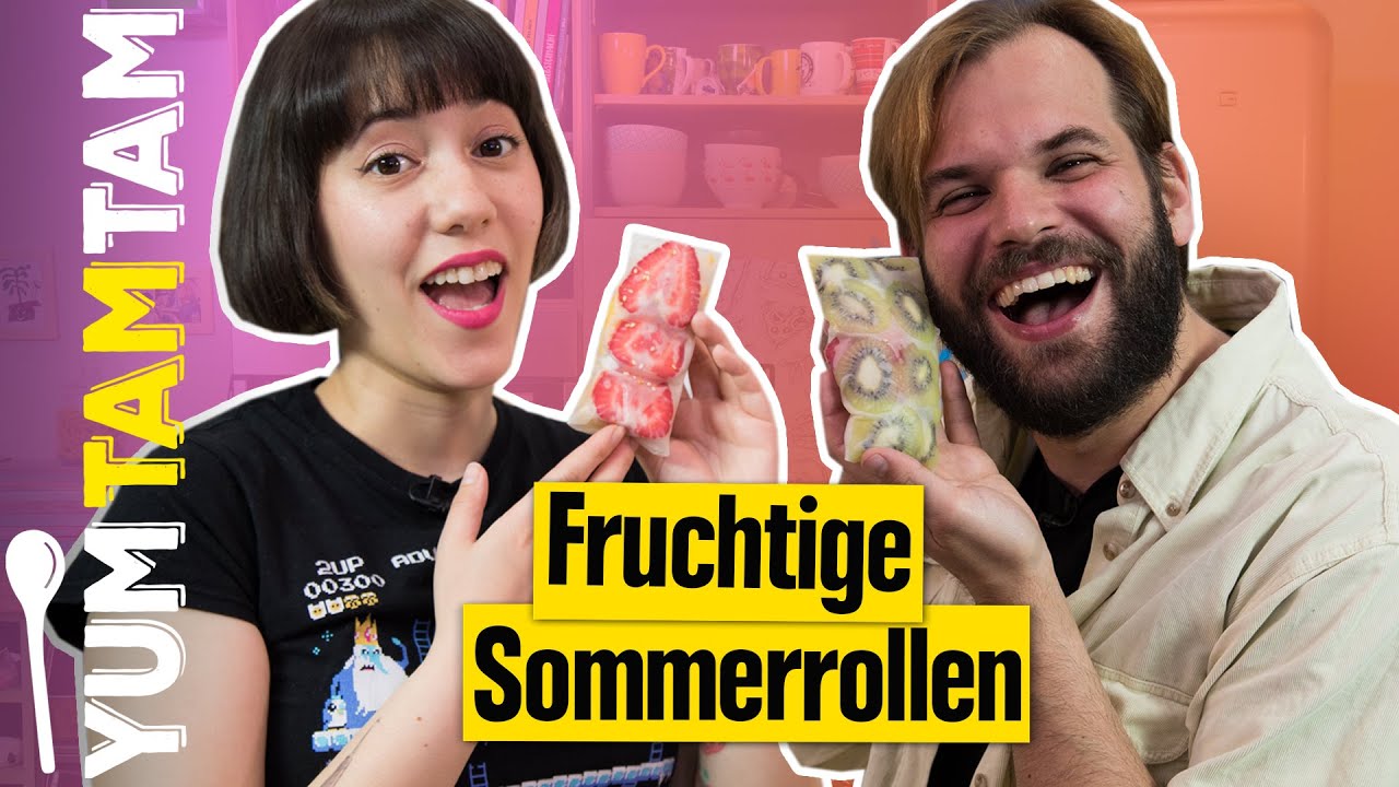 Sommerrollen mit Obst I Leckeres Sommerrollen-Rezept selber machen