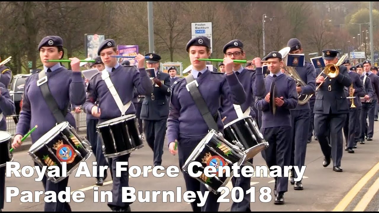 RAF Centenary Parade in Burnley 2018