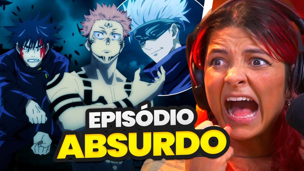 ASSISTI JUJUTSU KAISEN PELA PRIMEIRA VEZ E FOI MELHOR DO QUE EU IMAGINAVA...