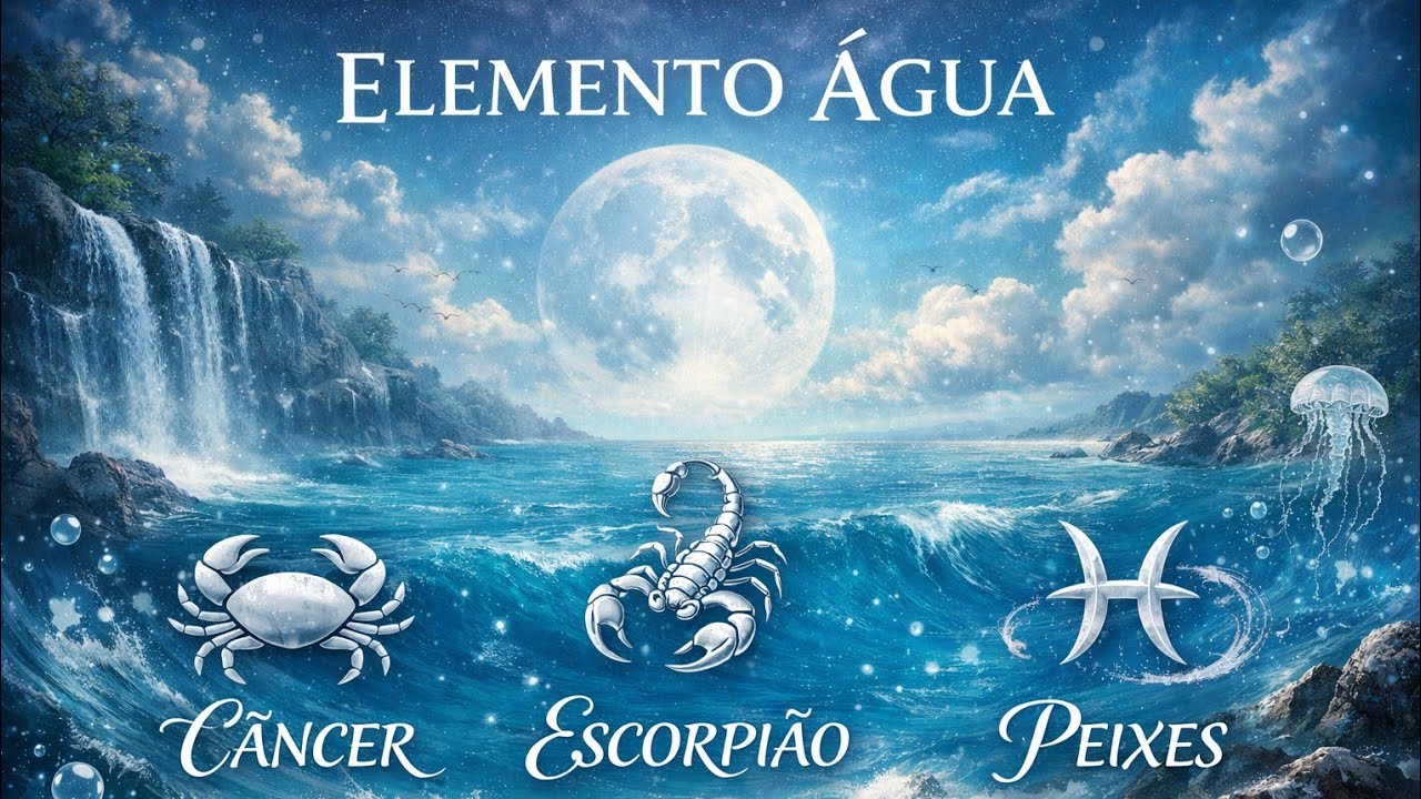 🌊 Elemento Água — Caranguejo, Escorpião e Peixes Semana de 23/02 a 01/03