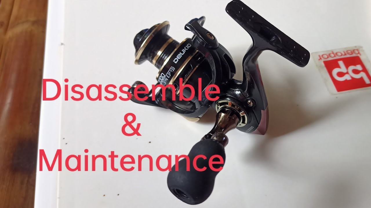 Disassemble & maintenance | spinning reel | deukio ac2000 | The Macking G