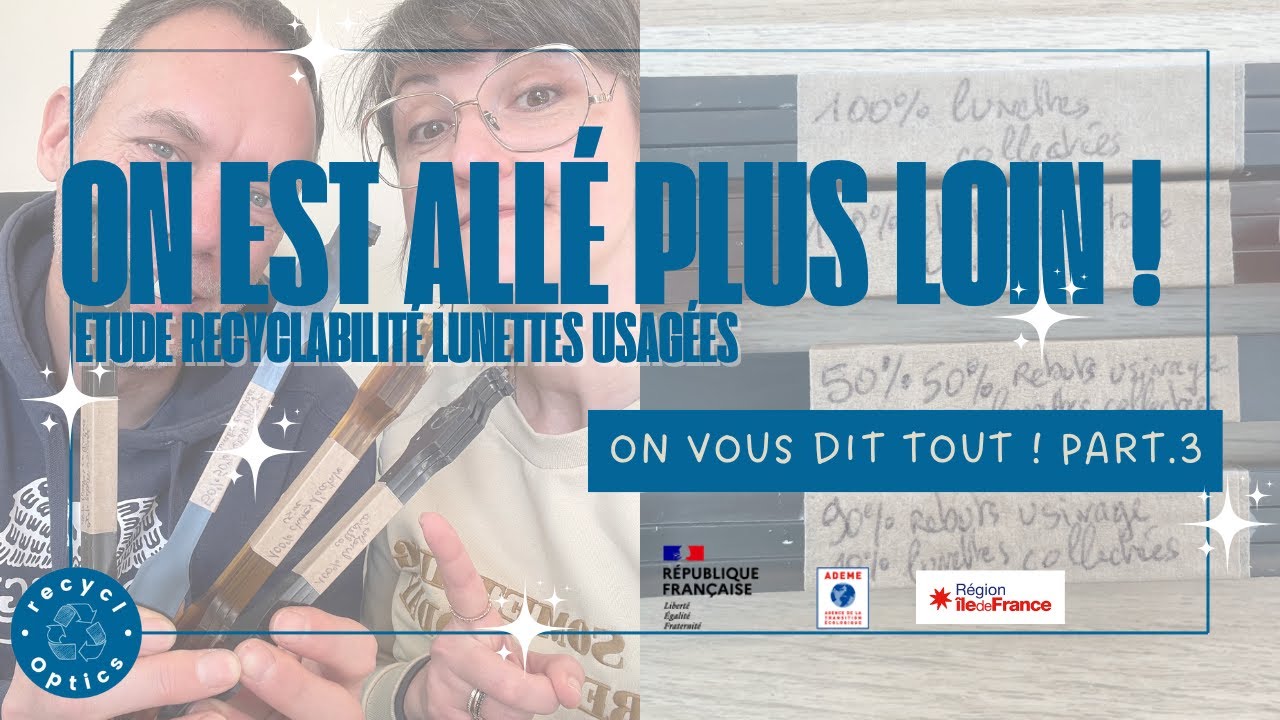 Recycler des lunettes usagées : ce que notre étude a vraiment prouvé