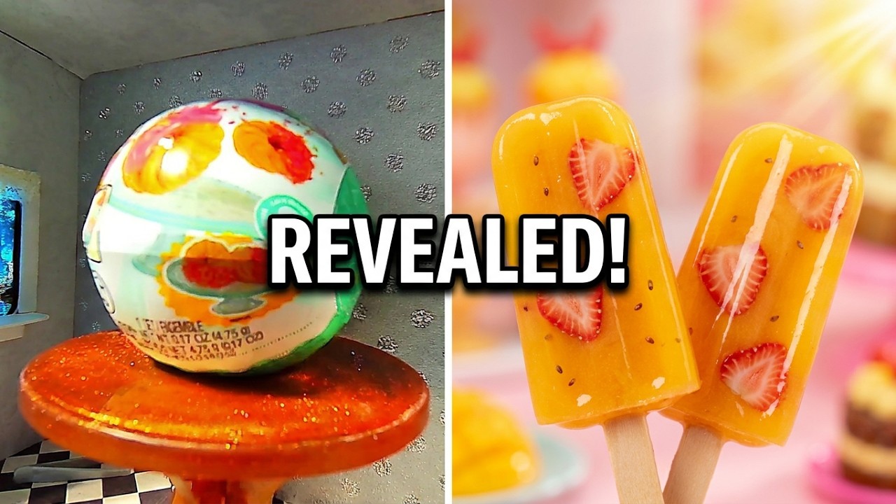 Make It Mini Verse Mango Pops Unboxing & Craft | Tiny Resin Treats! #miniverse #makeitminiverse