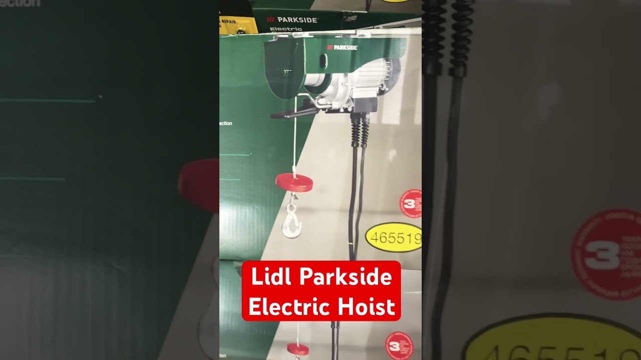 Lidl Parkside Electric hoist Psz 250a2 Great price #lidl #parkside #electrichoist
