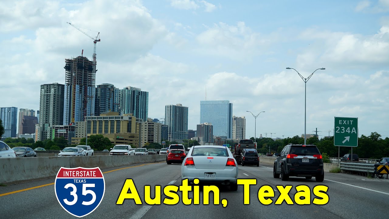 2K22 (EP 35) Interstate 35 in Austin, Texas | Day & Night Tour of the Capital of Texas