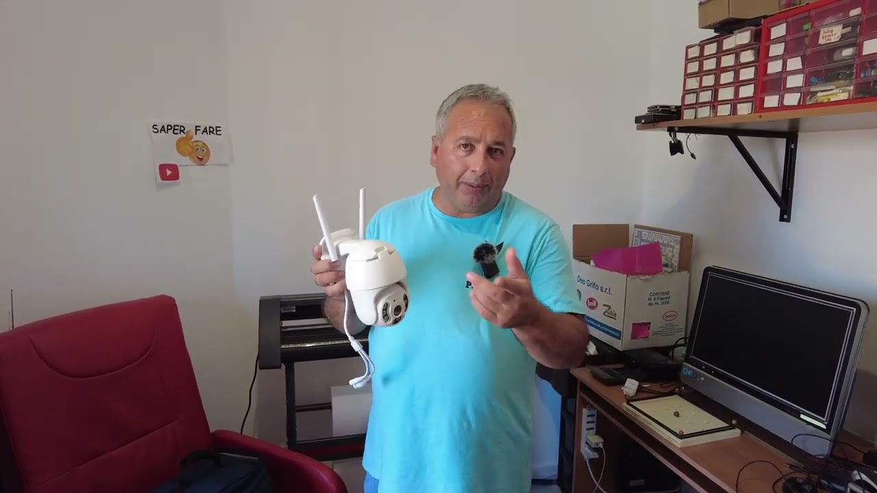 recensione telecamera esterna wifi motorizzata cinese