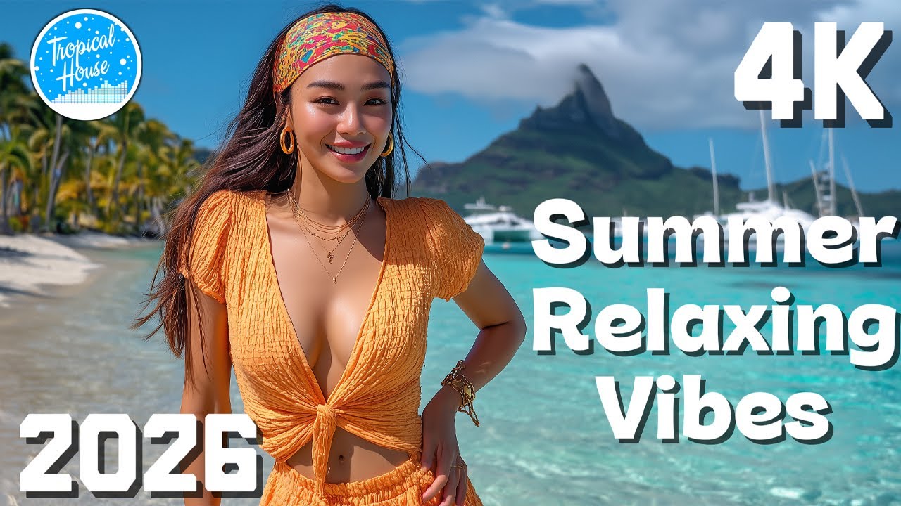 Chill Tropical Deep House 2026 🍹 | Summer Relaxing Vibes | 4K UHD Mix