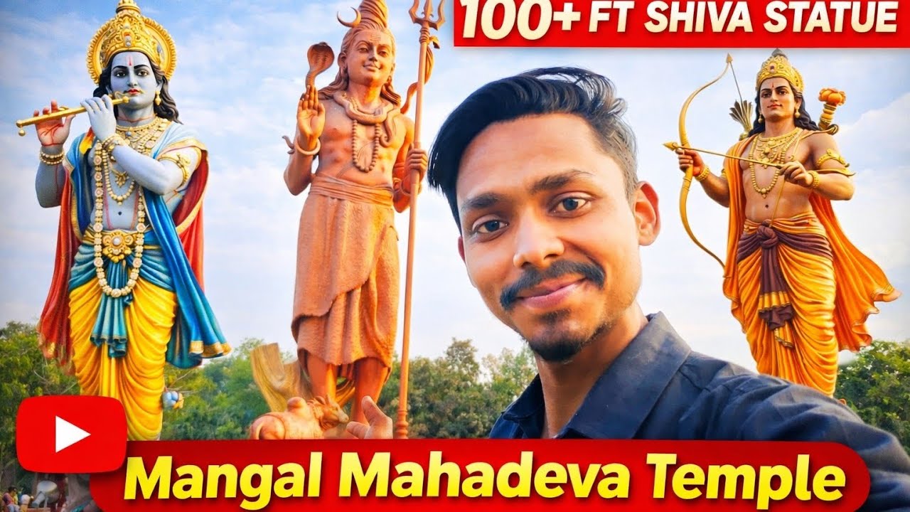 Delhi’s Biggest Shiv Statue! 🕉️ Mangal Mahadev Birla Kanan Vlog