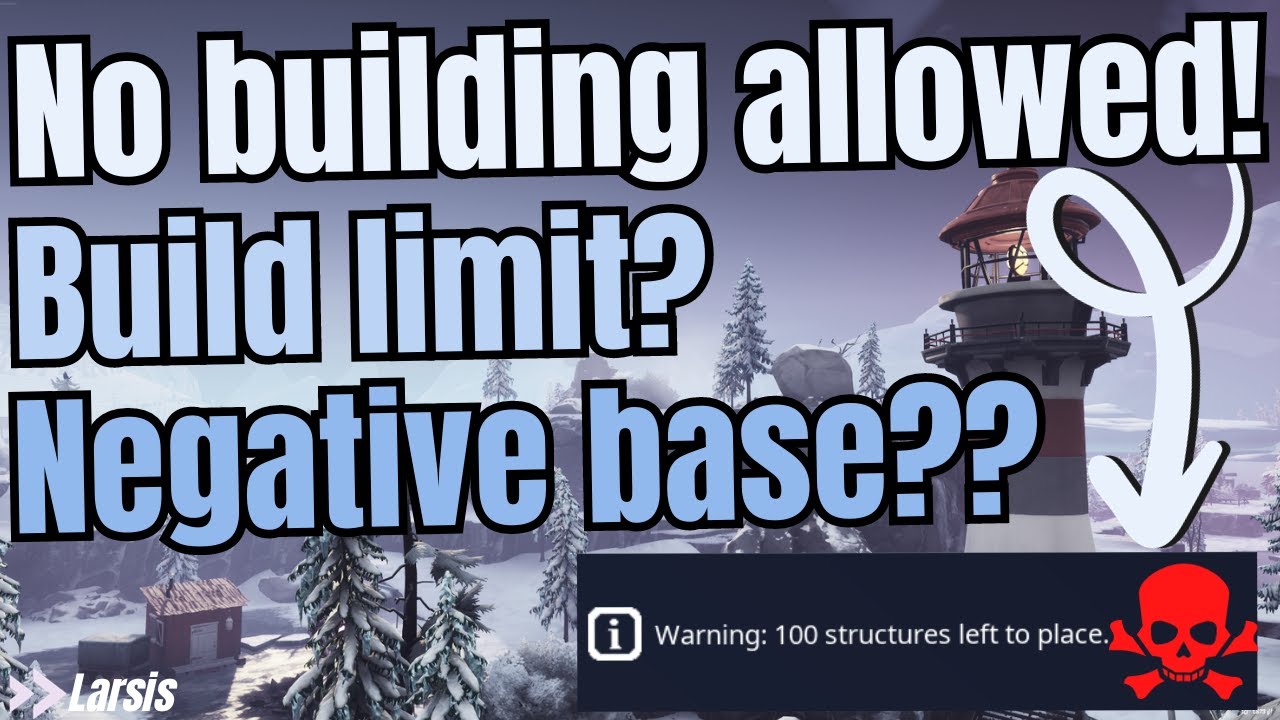 Why you can't build in your base anymore🤔The build limit😥Negative base💀- Fortnite STW