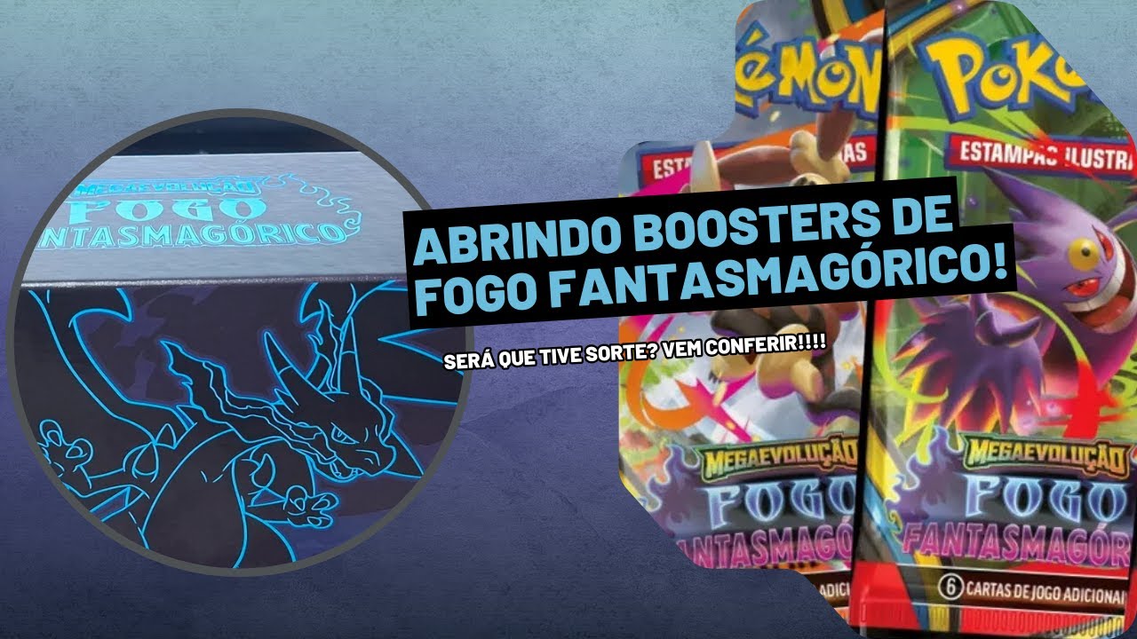 Abrindo boosters de Fogo Fantasmagórico (PT-BR)